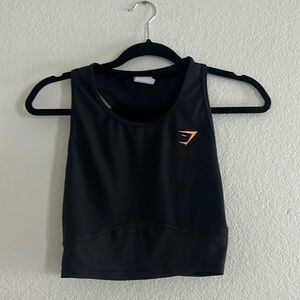 Black gymshark tank top